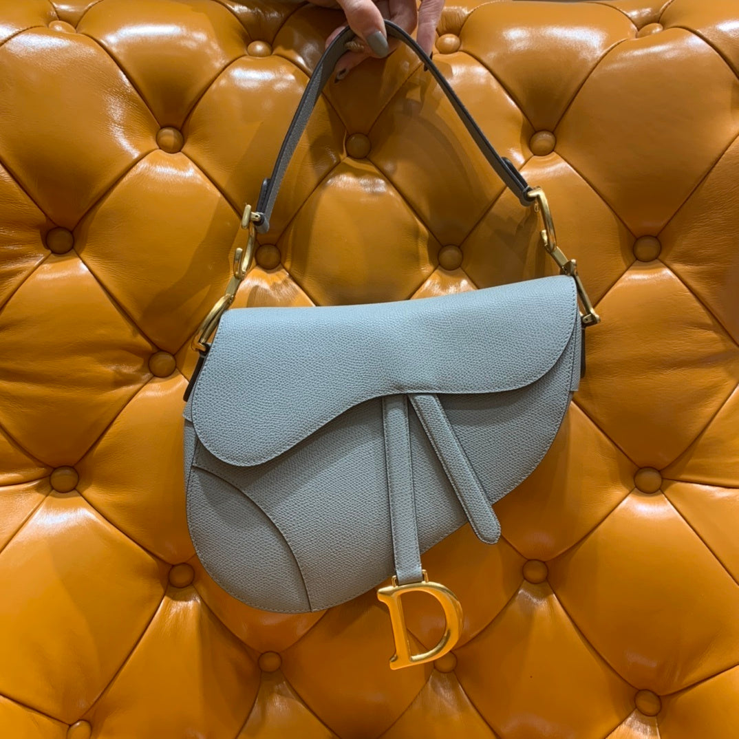 Christian Dior Saddle Leather Handbag