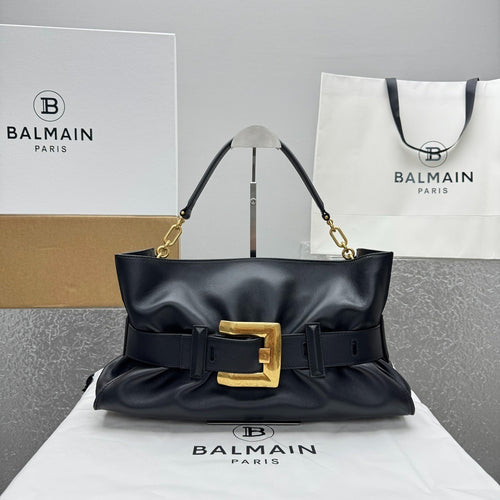 Balmain Anthem Shoulder Clutch Bag