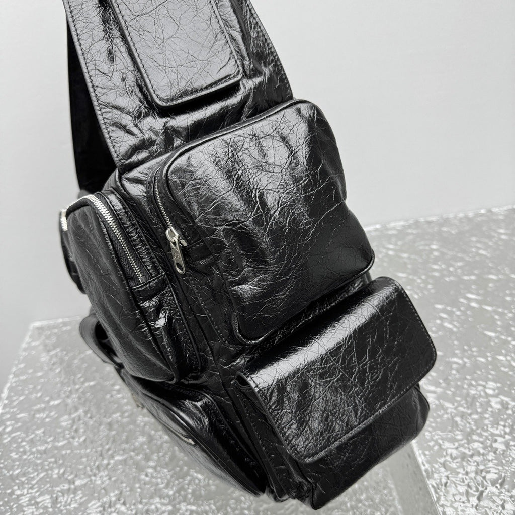 Balenciaga Superbusy Multi Pocket Shoulder Bag Large