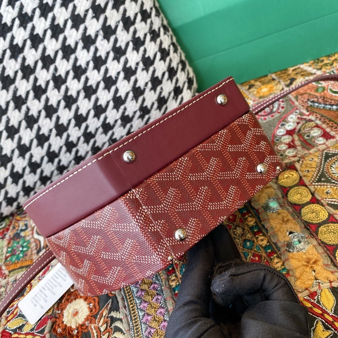 Goyard Alto Hatbox Round Bag