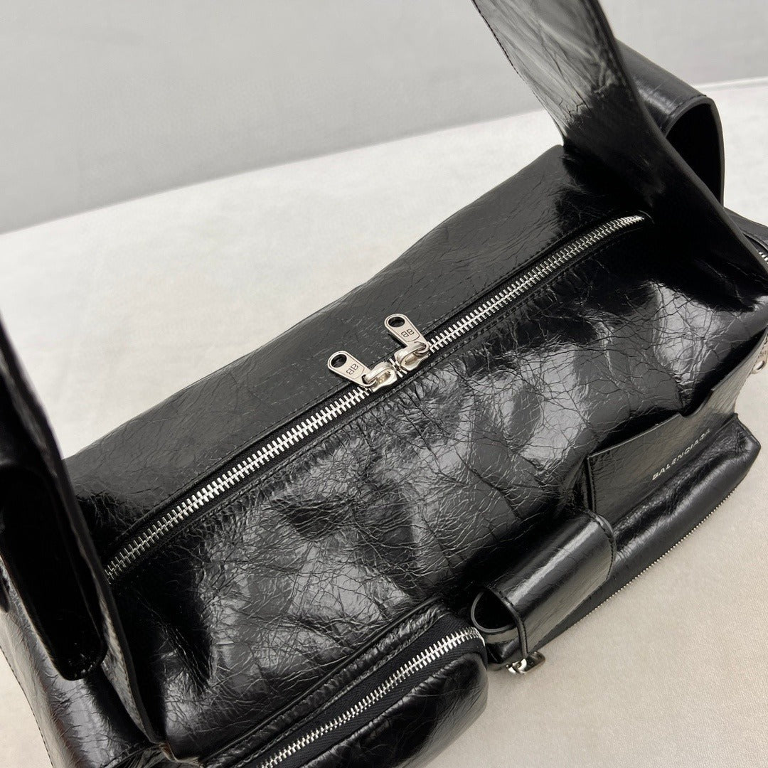 Balenciaga Superbusy Multi Pocket Shoulder Bag Small