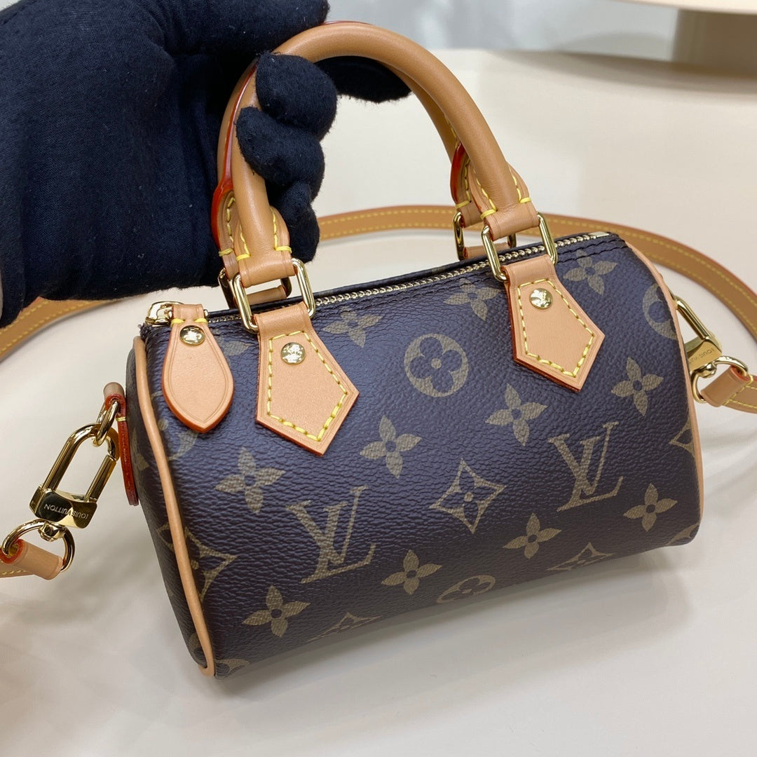Louis Vuitton Nano Speedy Handbag
