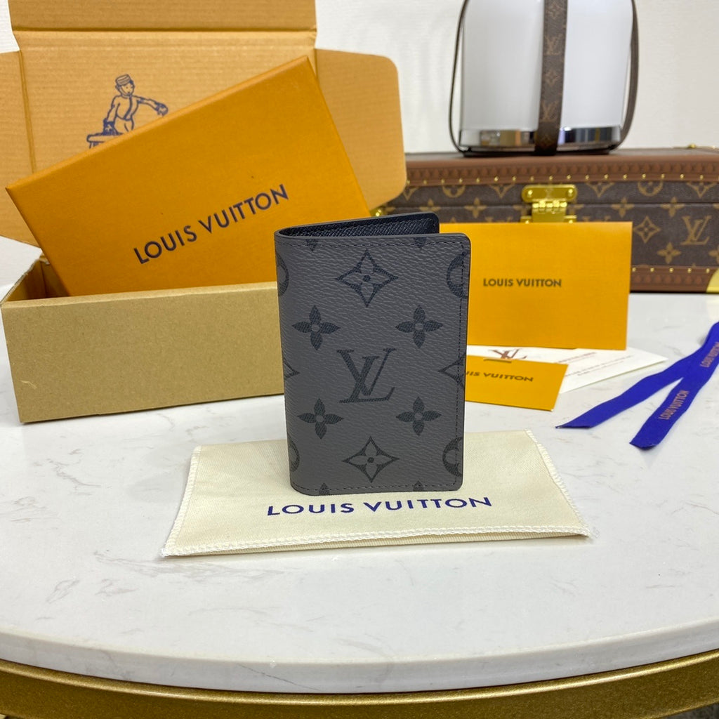 Louis Vuitton Wallet Set Grey Monogram