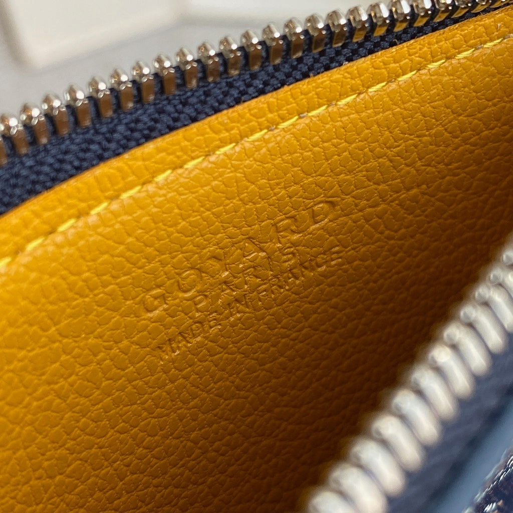 Goyard Bourbon Zip Card Holder / Wallet