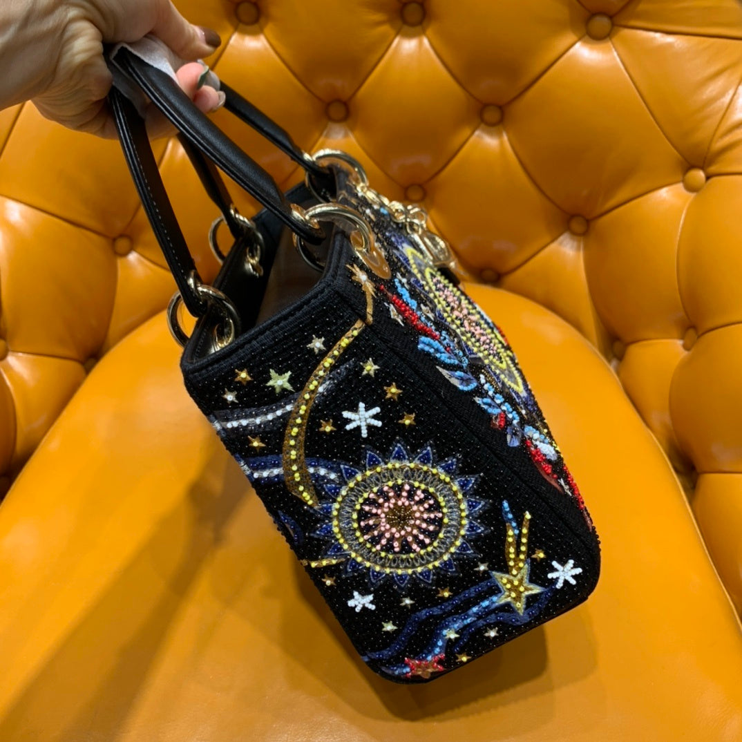 Christian Dior Lady Dior Sun Beaded Bag