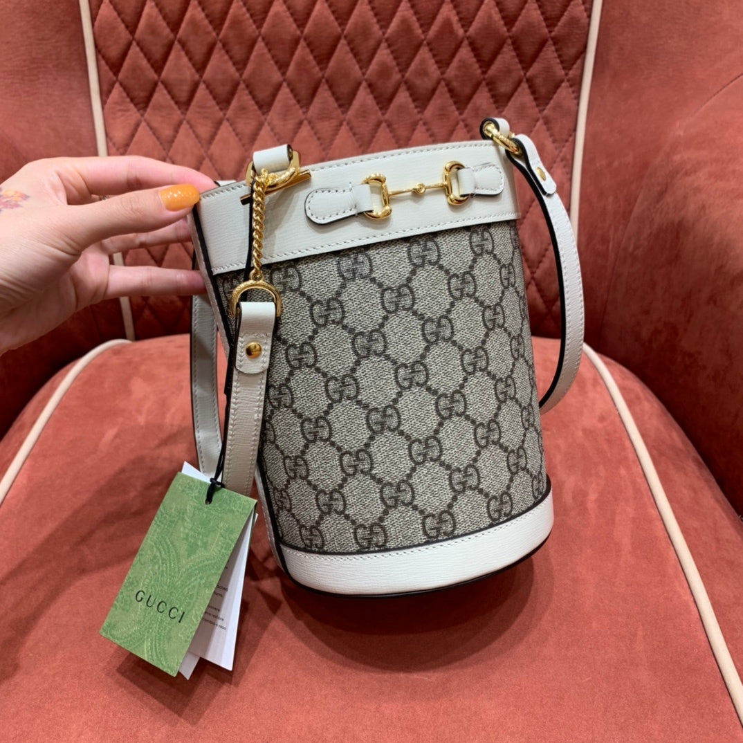 Gucci GG Horsebit Bucket Bag