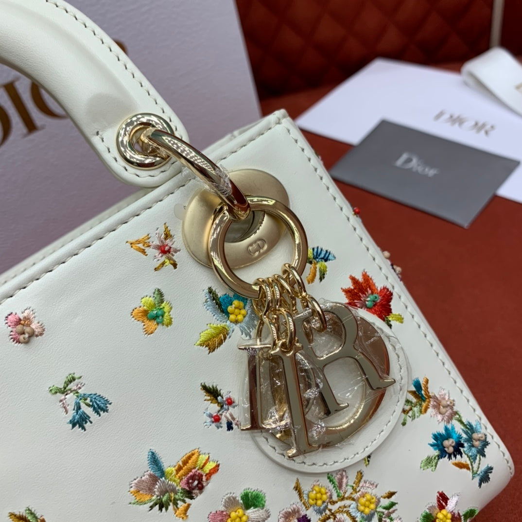 Christian Dior Embroidered Floral Beaded Bag