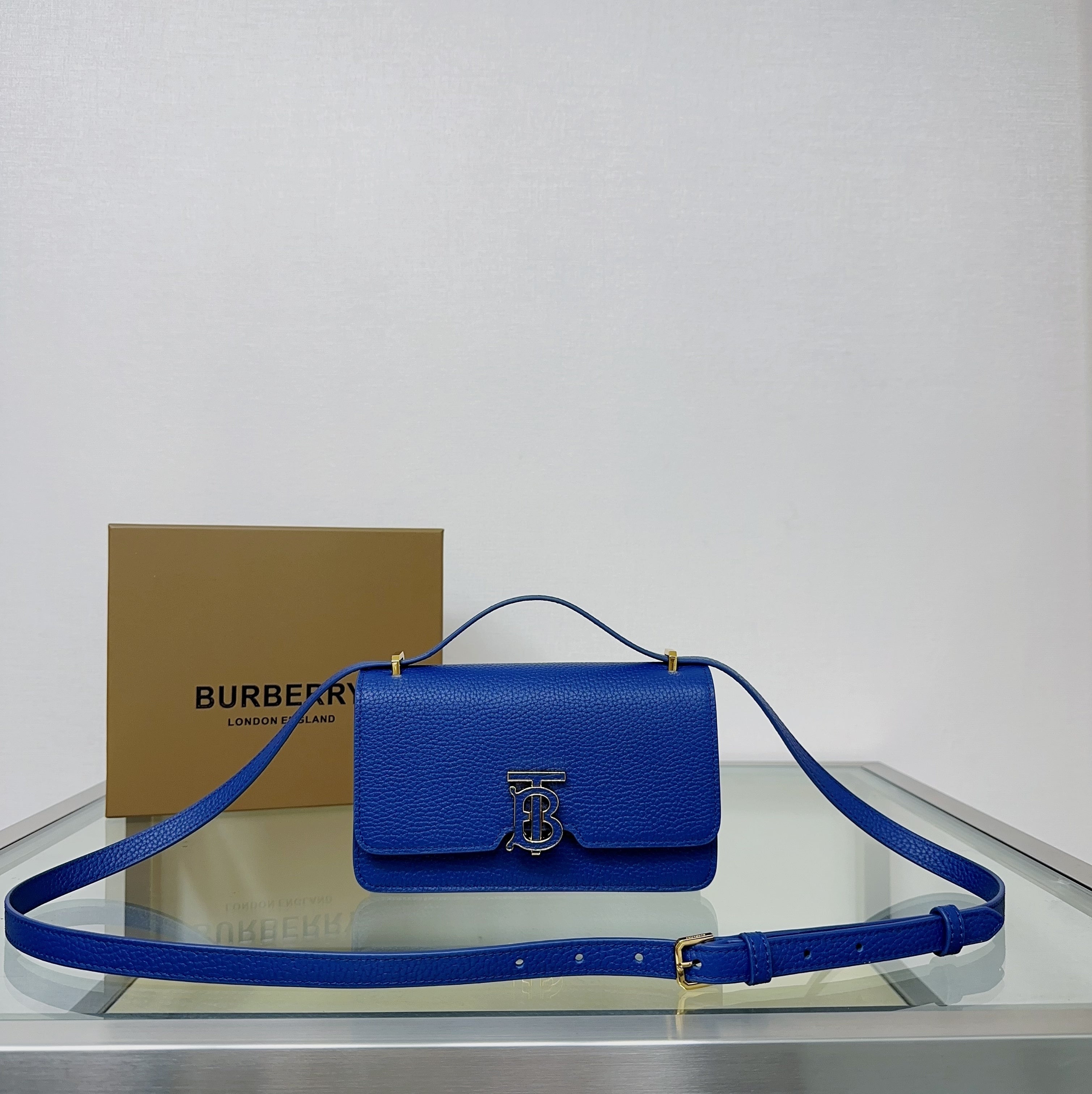 Burberry Lock Closure Bag