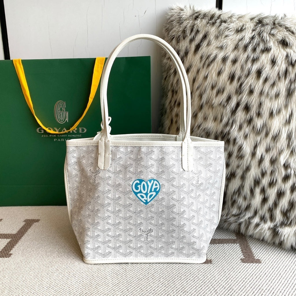 Goyard Heart Mini Reversible Shopping Tote (Mother & Child Set)