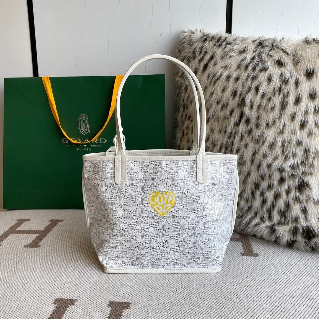 Goyard Heart Mini Reversible Shopping Tote (Mother & Child Set)