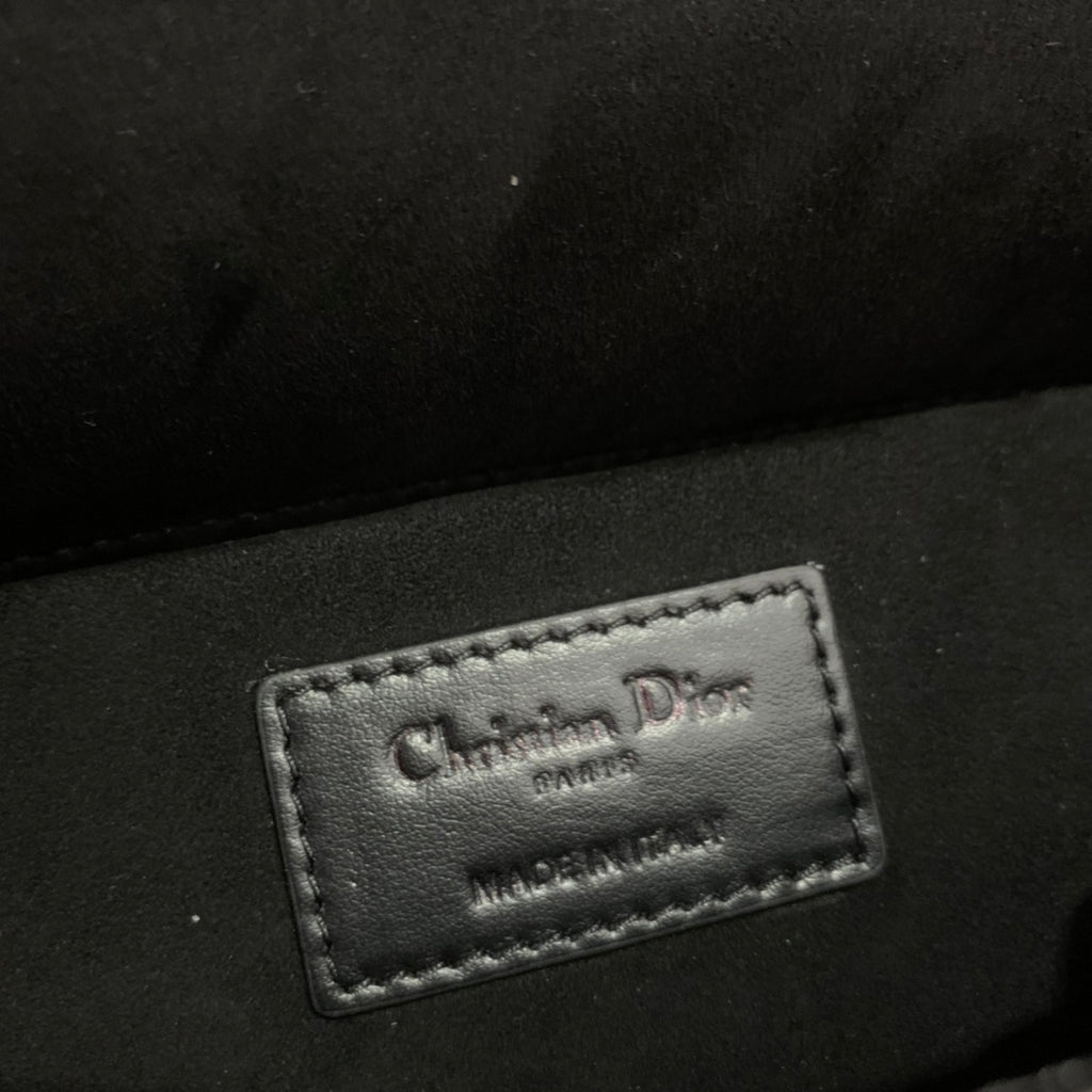 Christian Dior Lady Dior Diamond-Cut Cannage Leather Bag
