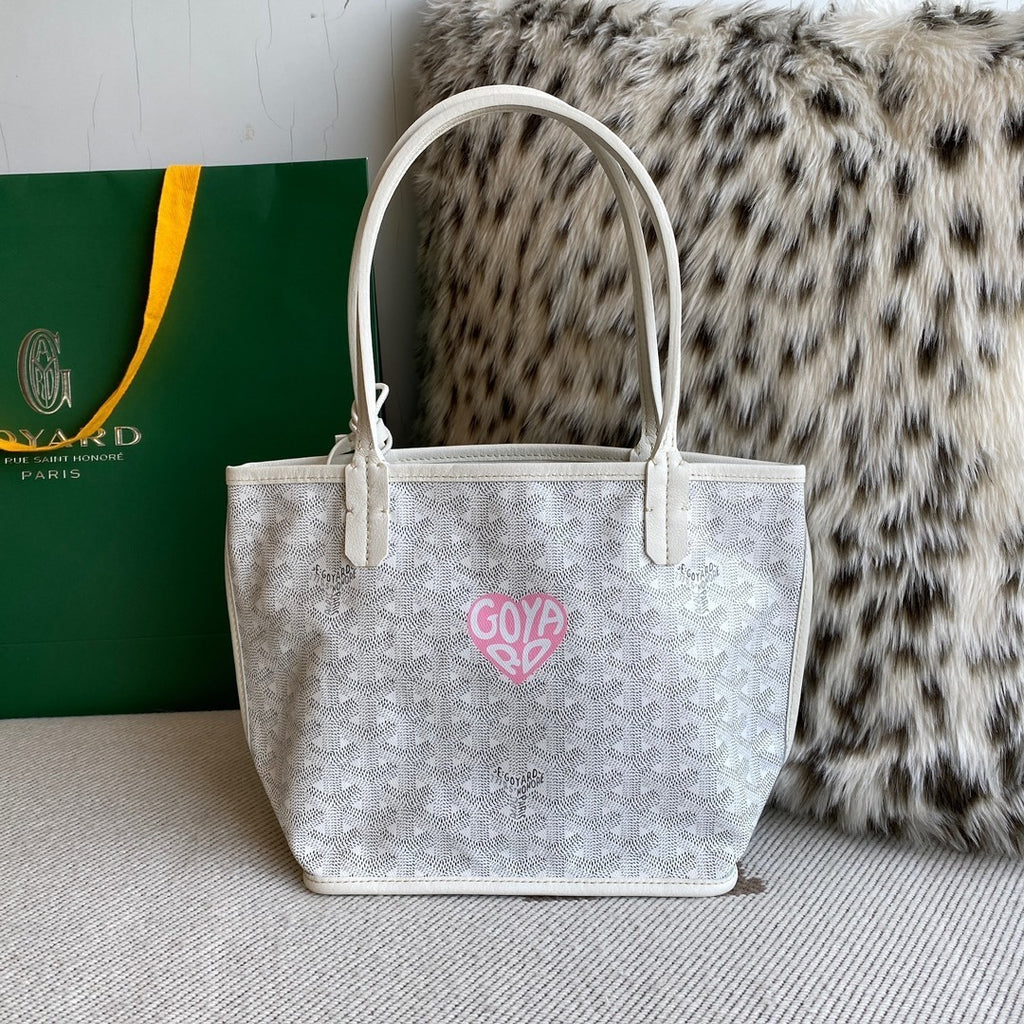 Goyard Heart Mini Reversible Shopping Tote (Mother & Child Set)