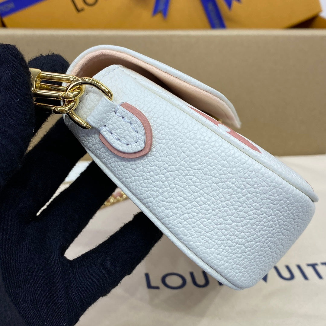 Louis Vuitton Wallet on Chain Ivy Denim Jacquard