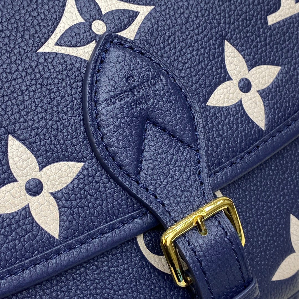 Louis Vuitton Diane Baguette Handbag Monogram Empreinte