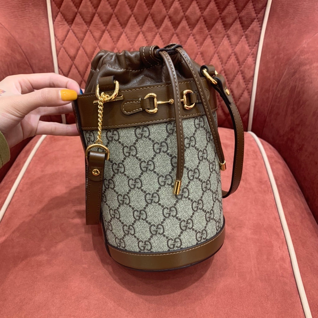Gucci GG Horsebit Bucket Bag