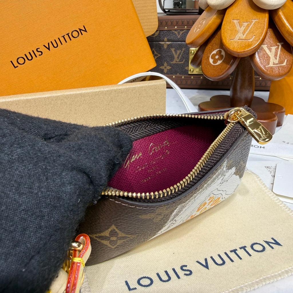 Louis Vuitton Phone Charm with Zip Pouch
