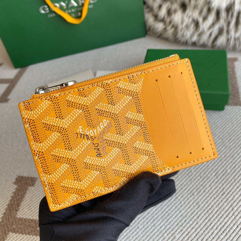 Goyard Bourbon Zip Card Holder / Wallet