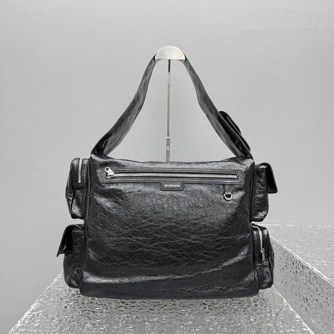 Balenciaga Superbusy Multi Pocket Shoulder Bag Large