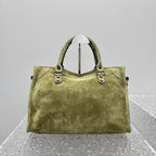 Balenciaga Le City Motorcycle Bag Medium Suede