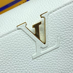 Louis Vuitton Capucines Handbag Lovelock Chain Series