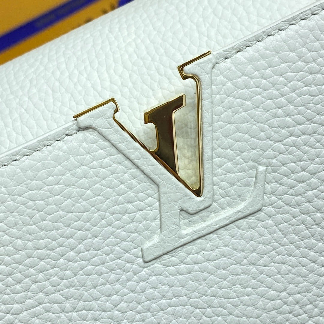 Louis Vuitton Capucines Handbag Lovelock Chain Series