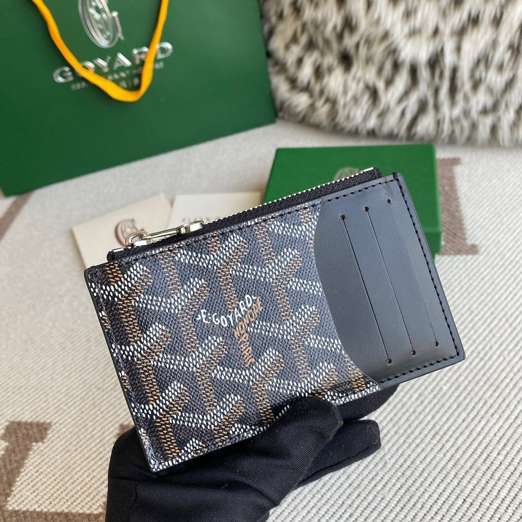 Goyard Bourbon Zip Card Holder / Wallet