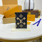 Louis Vuitton Wallet Set Gold Monogram