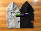 CDG Play Zip Hoodie