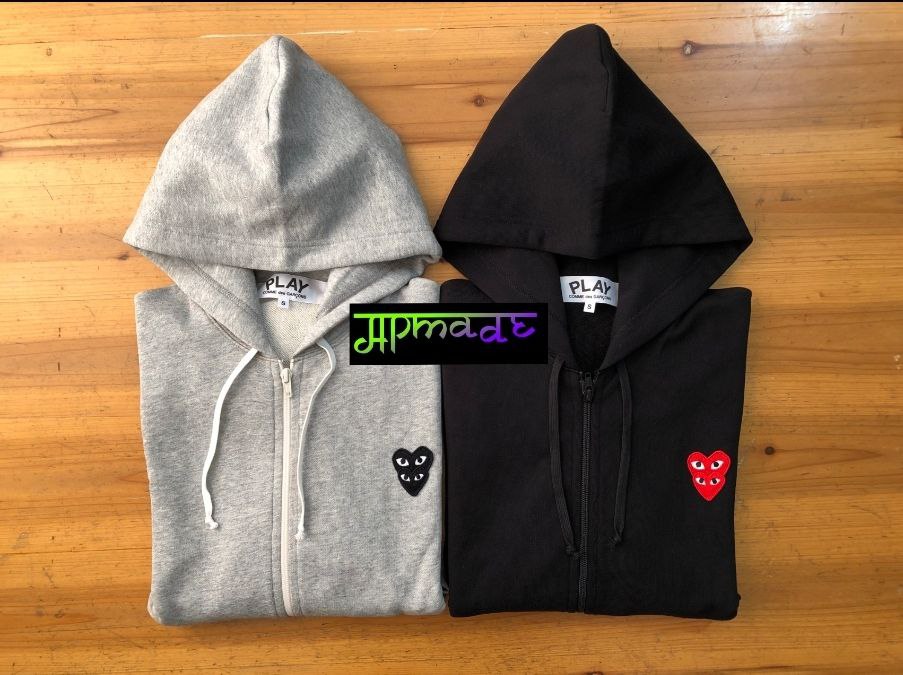 CDG Play Zip Hoodie