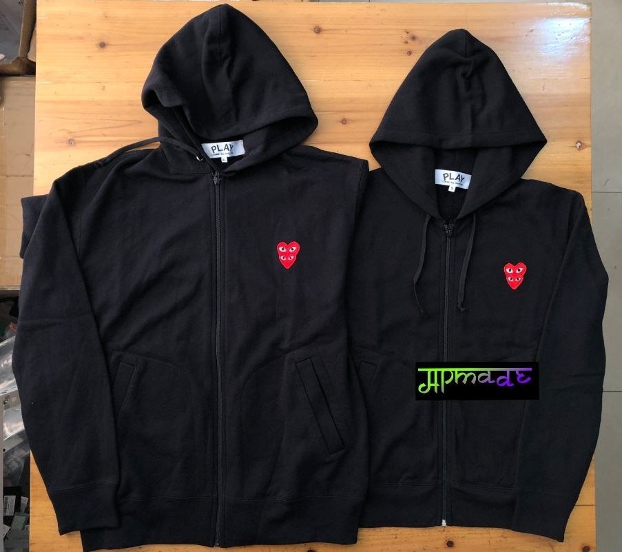 CDG Play Zip Hoodie