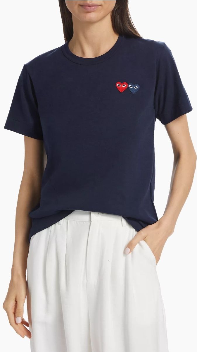 CDG Double Heart T-Shirt