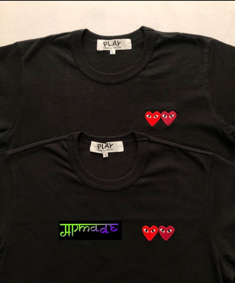 CDG Double Heart T-Shirt