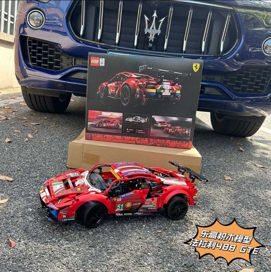 LEGO Technic Ferrari 488 GTE Brix