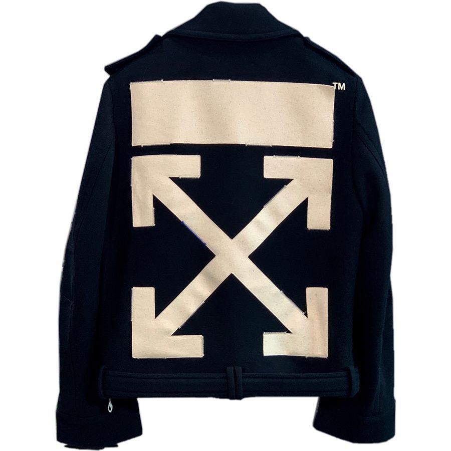 Off-White Black Arrow Peacoat Jacket