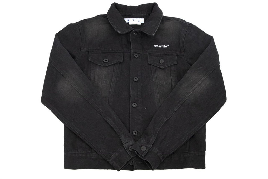 Off-White Faded Diag Tab Denim Jacket