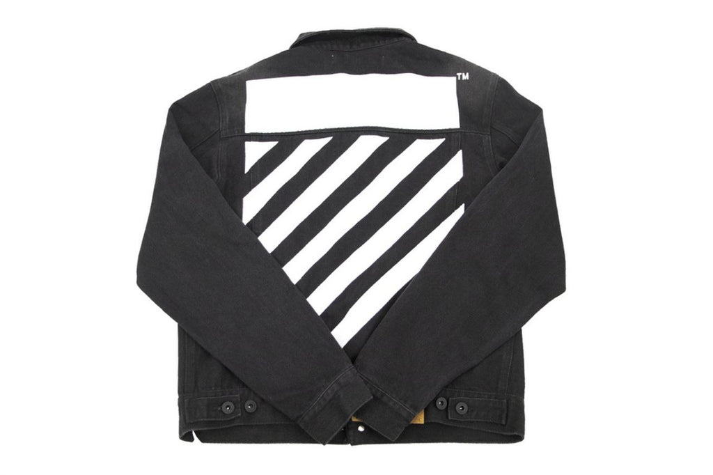 Off-White Faded Diag Tab Denim Jacket