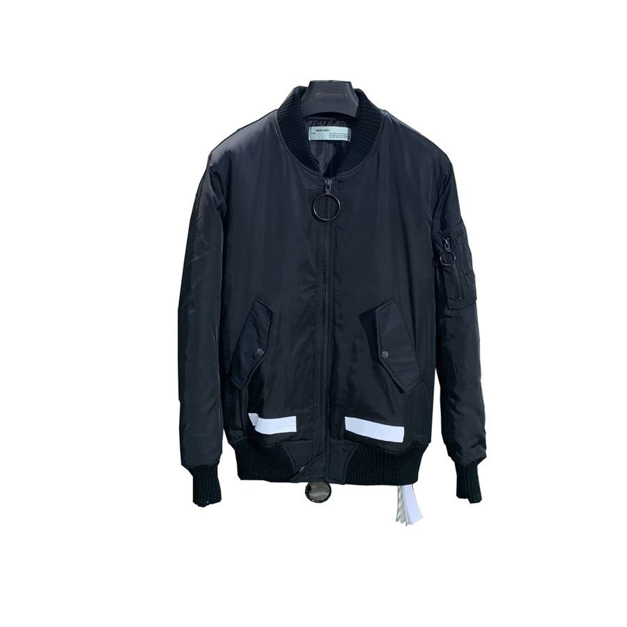 Off-White Brushed Bomber Jacket