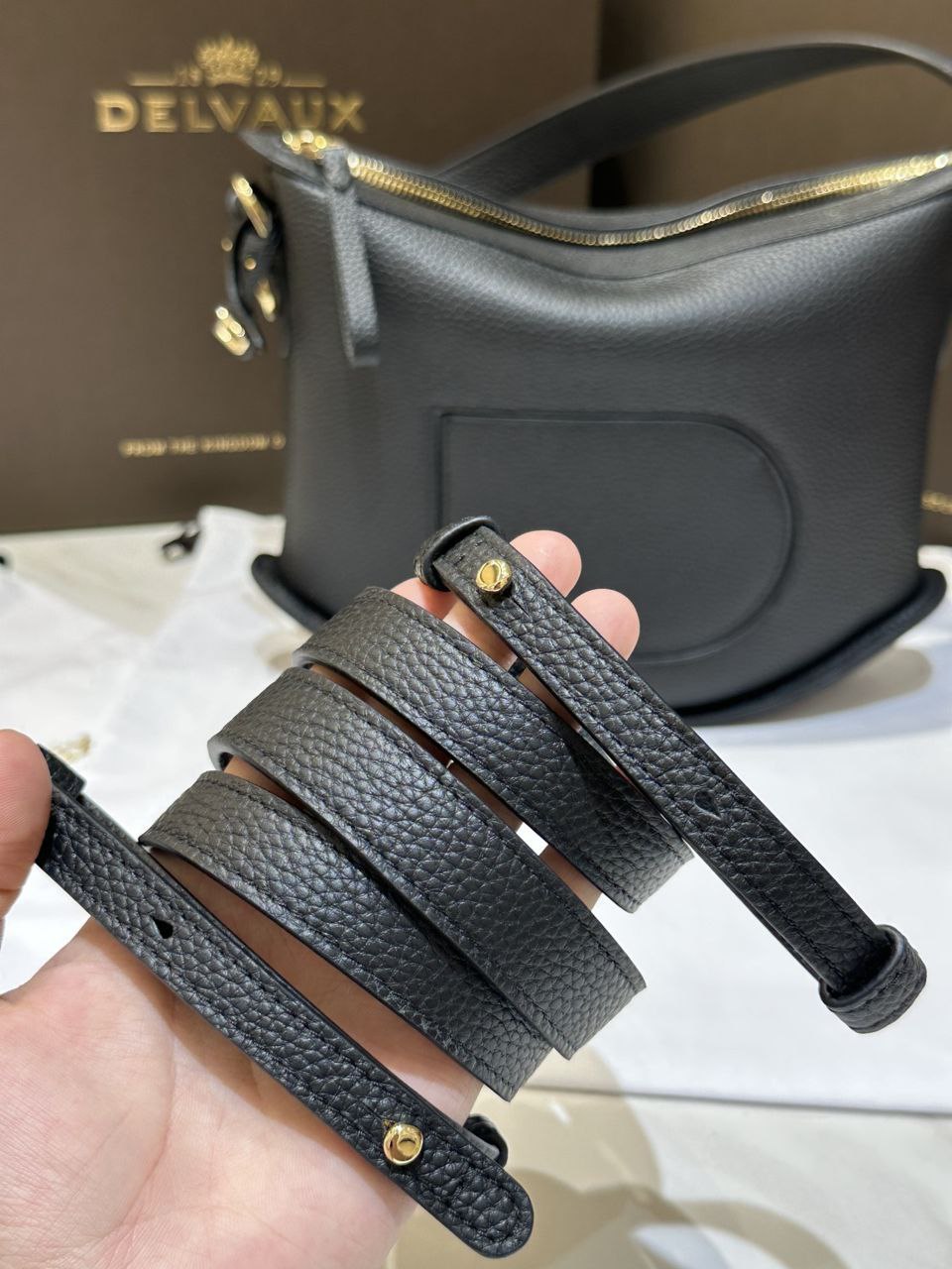 Delvaux Pin Swing Shoulder Bag