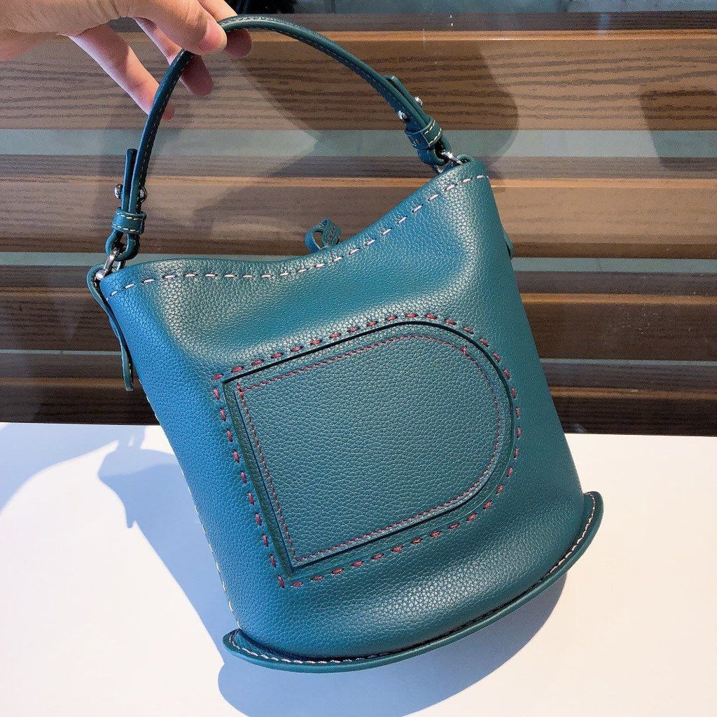 Delvaux Pin Mini Bucket Bag