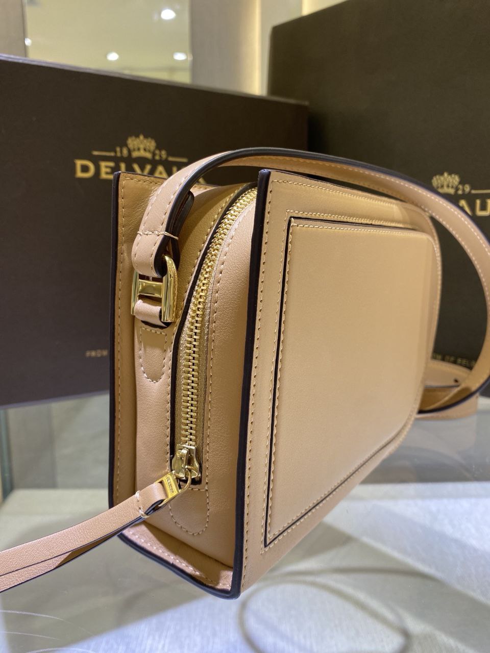 Devlaux Pin Crossbody Bag
