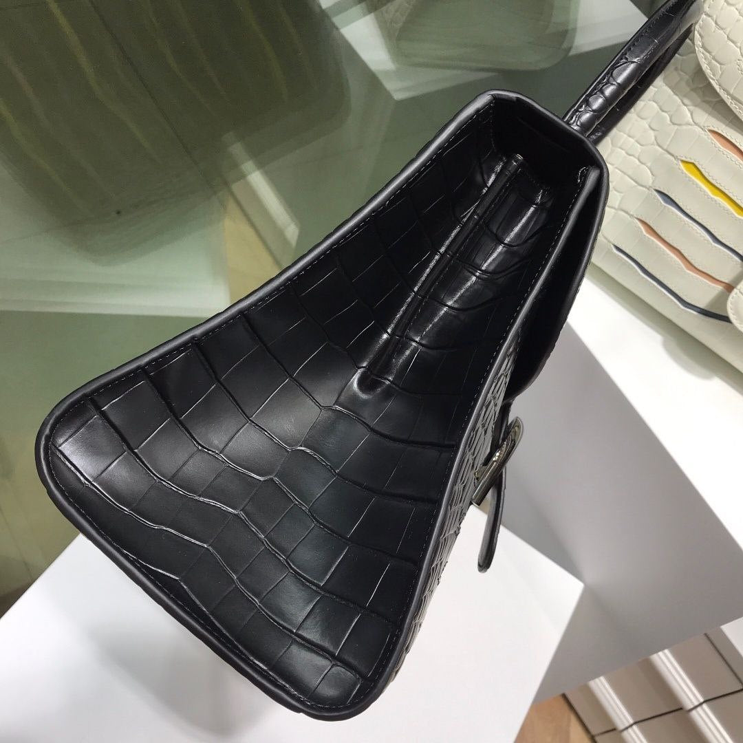 Delvaux Brillant Croc Texture Bag