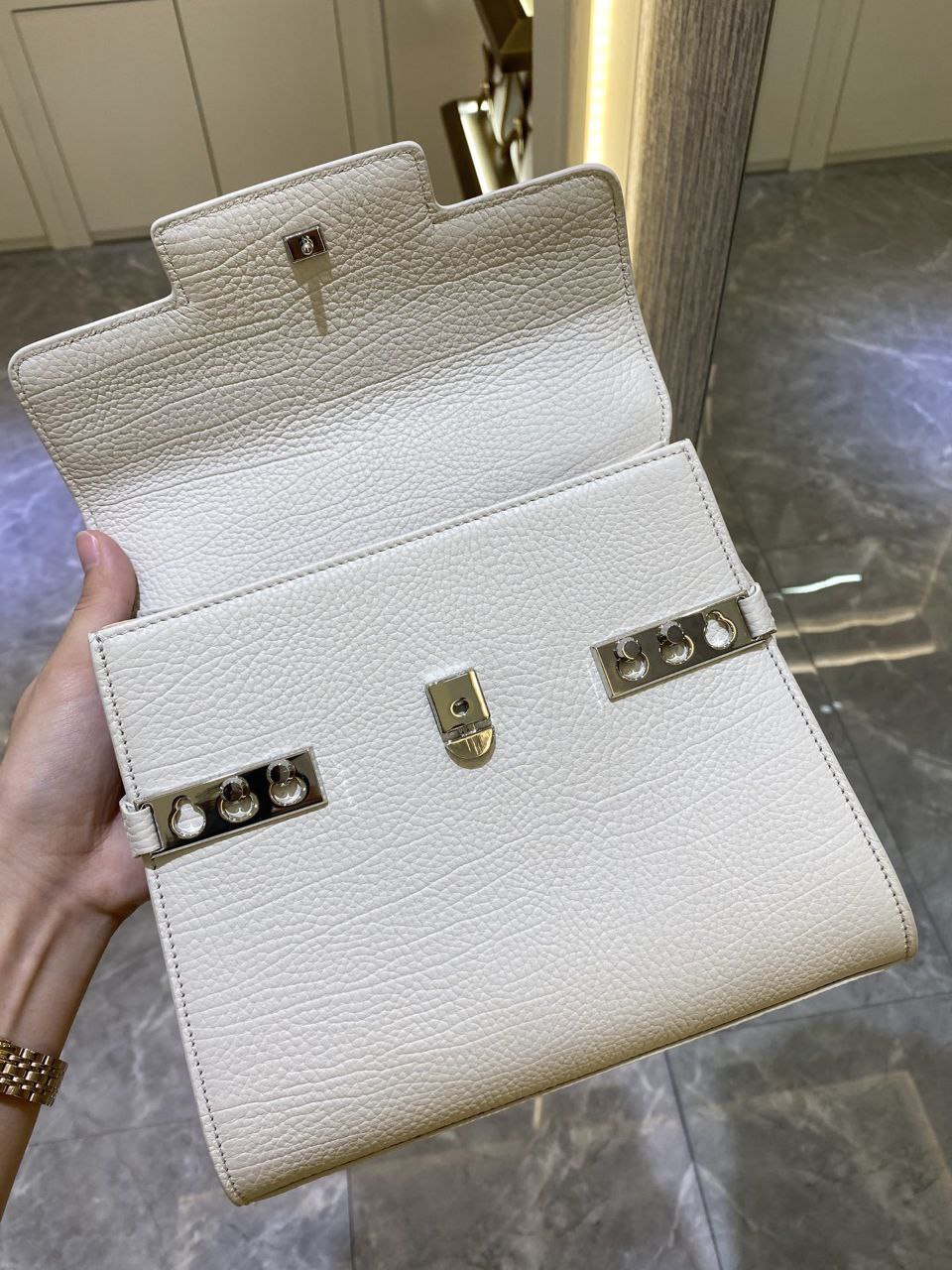 Delvaux Tempete PM Handbag