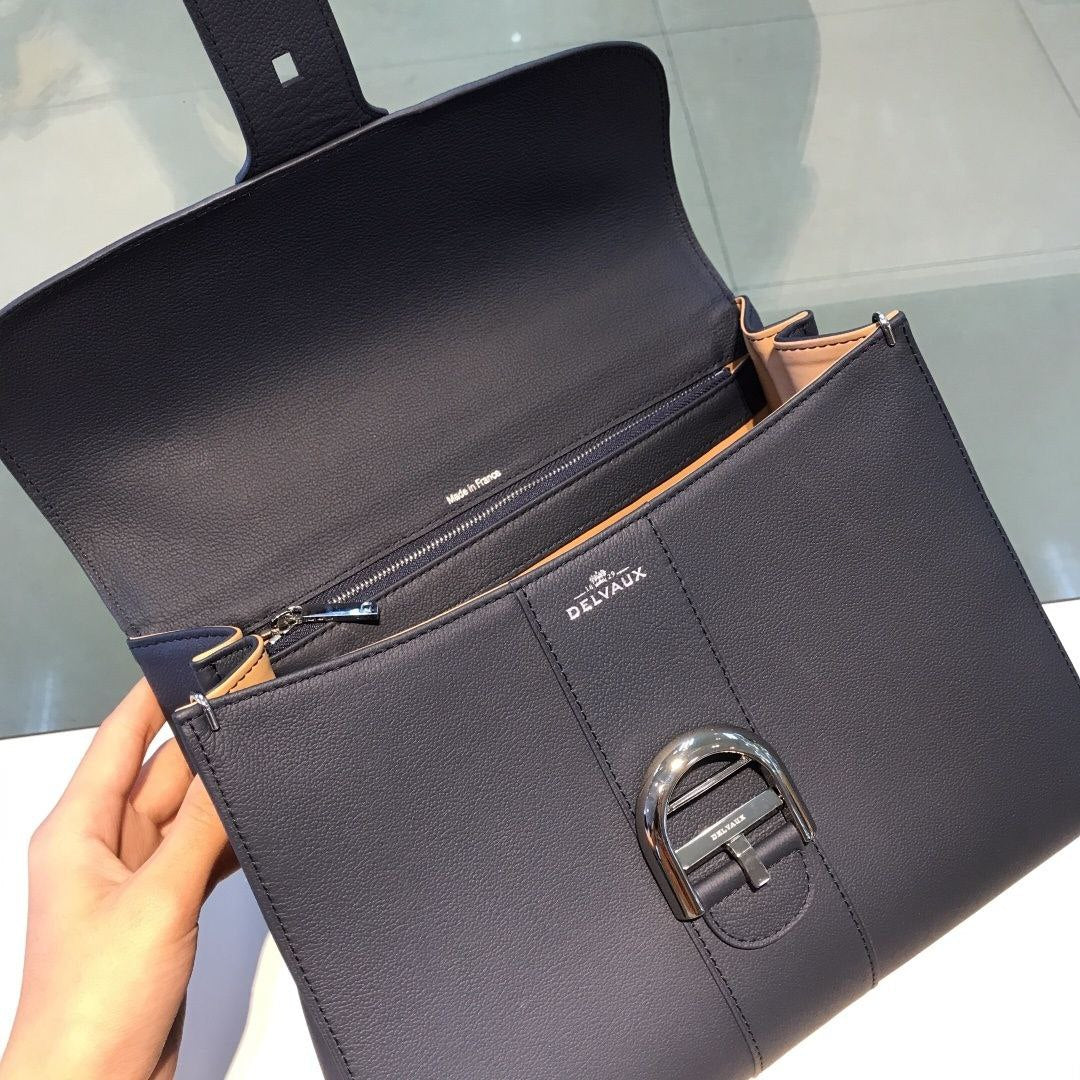 Delvaux Brillant Togo Handbag