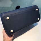 Delvaux Brillant Togo Handbag