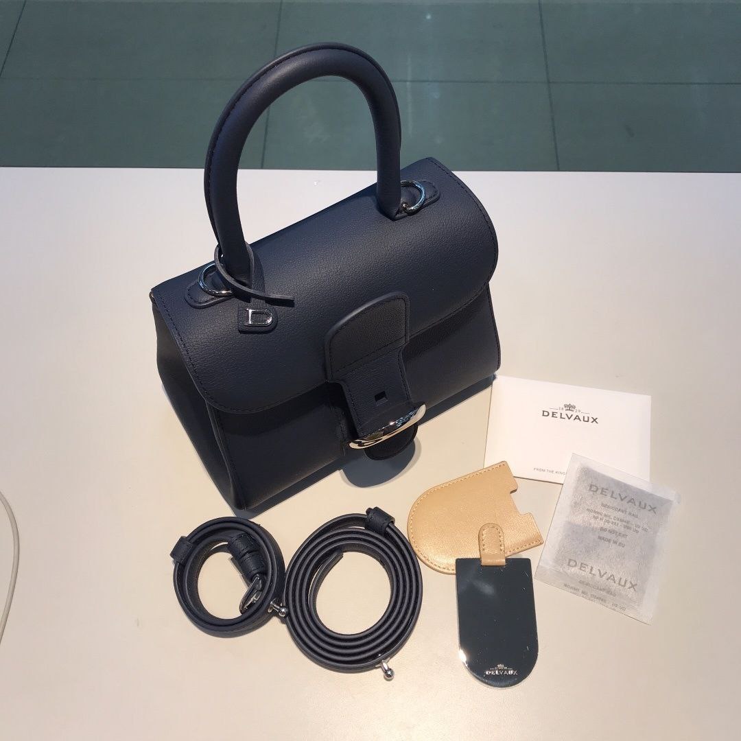 Delvaux Brillant Togo Handbag