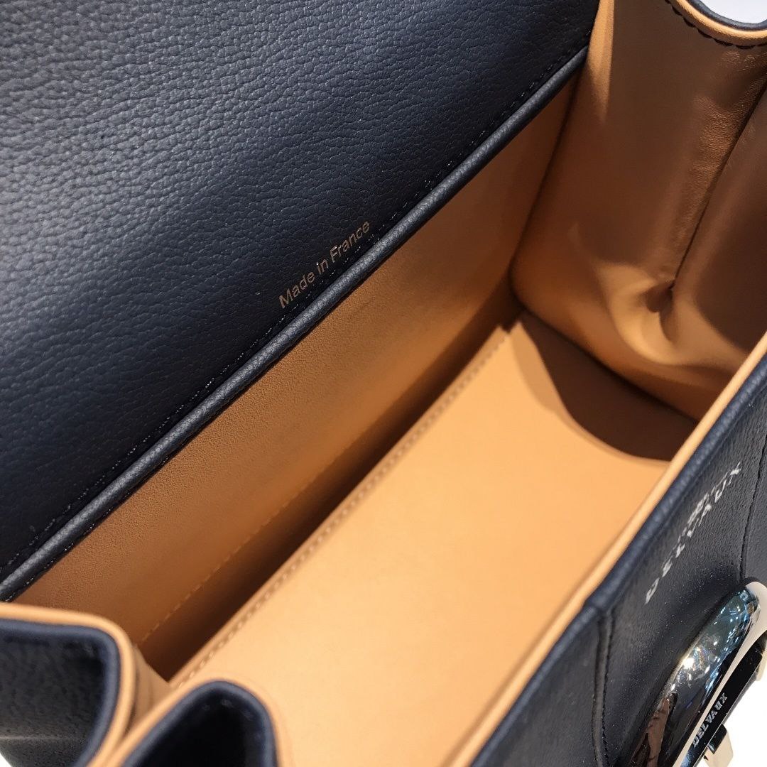 Delvaux Brillant Togo Handbag