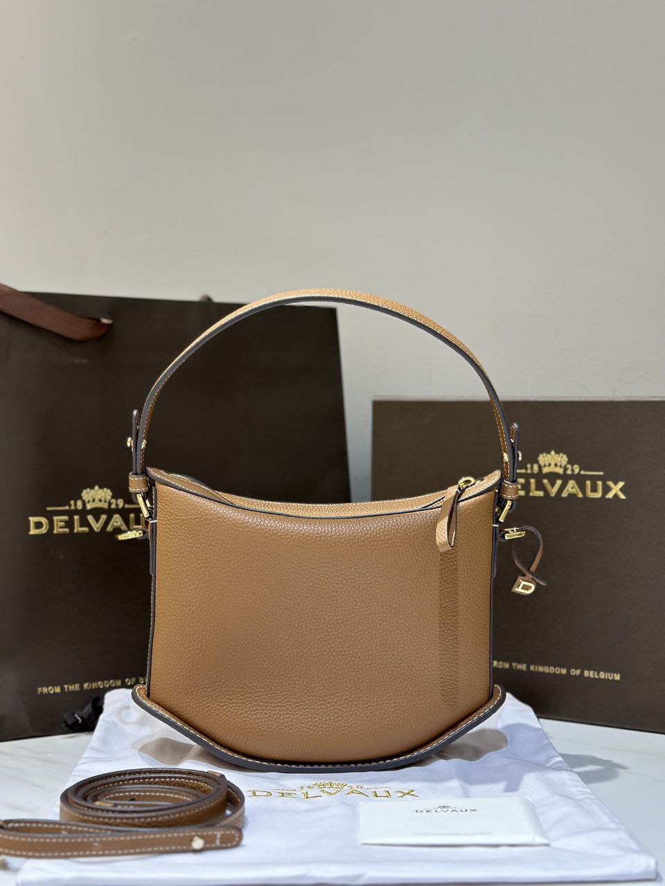 Delvaux Brillant Togo Handbag
