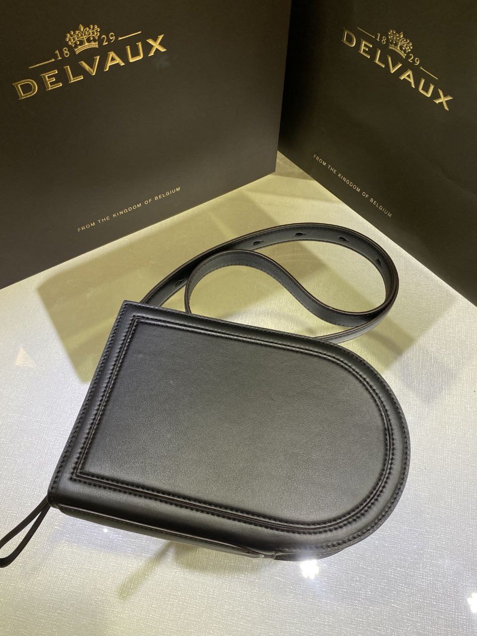 Devlaux Pin Crossbody Bag