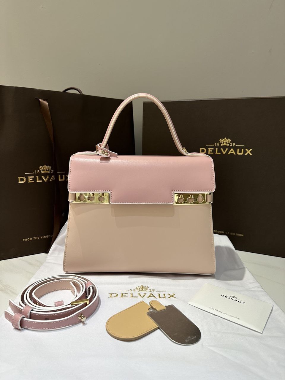 Delvaux Tempete MM Handbag