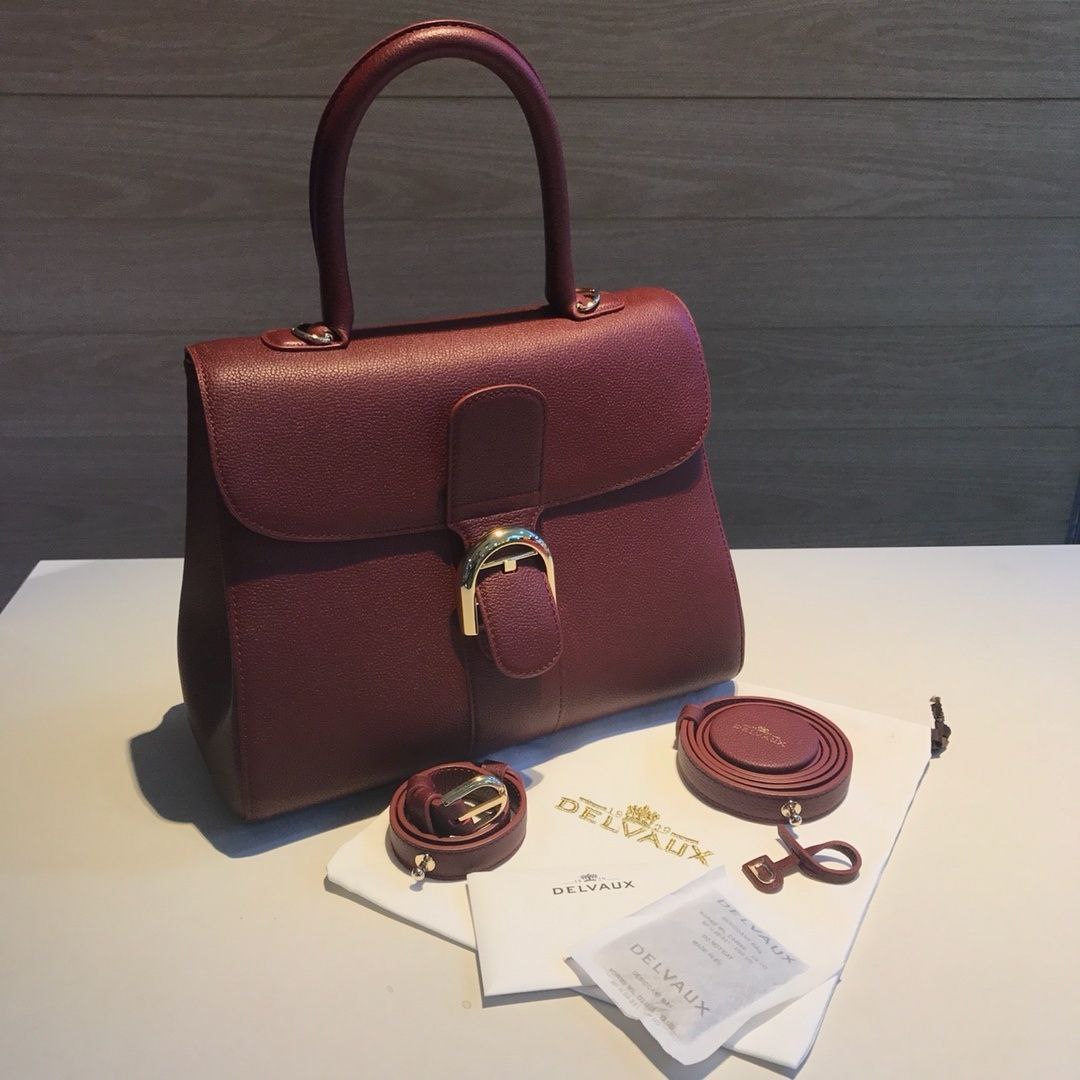 Delvaux Brillant Togo Handbag